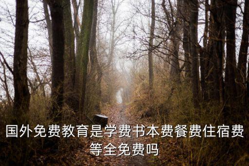 國際人學校是免費嗎，國外免費教育是學費書本費餐費住宿費等全免費嗎