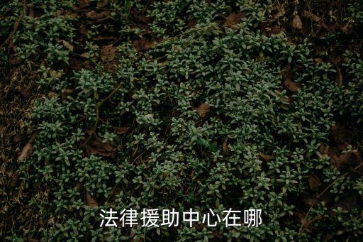 法律援助中心在哪