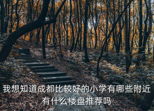 成都市主城區(qū)比較好的小學(xué)，我想知道成都比較好的小學(xué)有哪些附近有什么樓盤推薦嗎