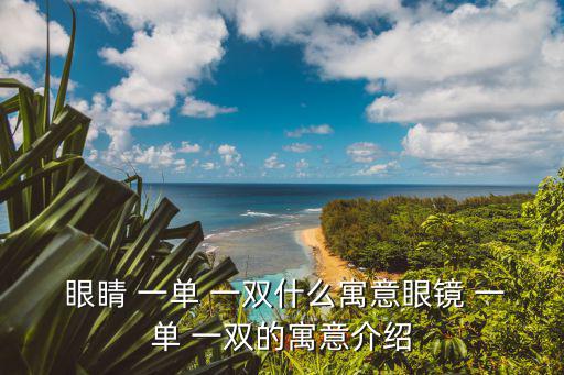眼睛一單一雙,關于眼睛face你知道多少?