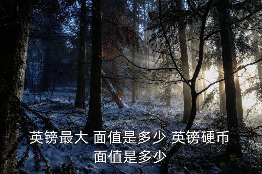 英鎊最大面值,英國還是用英鎊單日新價值約50英鎊