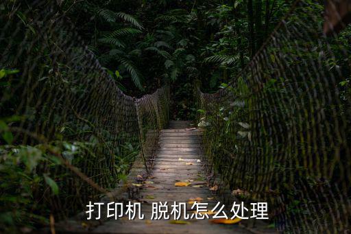 脫機打印,打印電腦脫機如何操作?