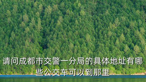 成都市交警一分局周山，成都繳交通罰款的地址是那里