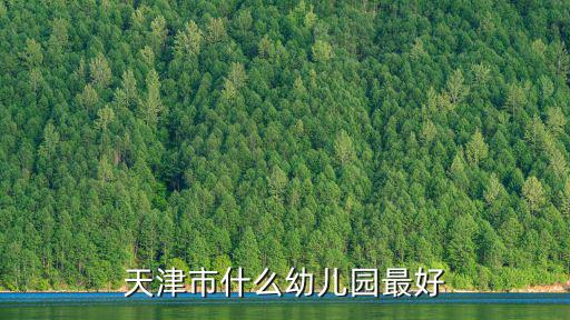 天津市什么幼兒園最好