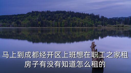 馬上到成都經(jīng)開區(qū)上班想在職工之家租房子有沒有知道怎么租的