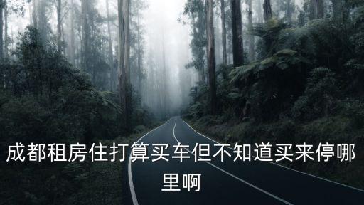 成都市關于租房戶停車，自己的電動車停在自己租房的小區里還要交停車費有沒有人管啊