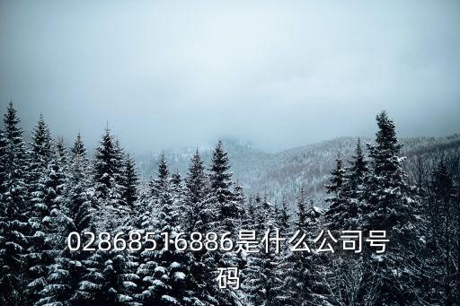 成都市聯發燃氣公司電話號碼，02868516886是什么公司號碼