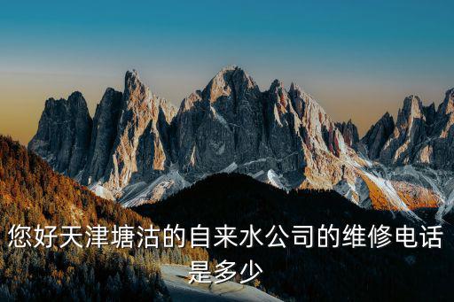 您好天津塘沽的自來水公司的維修電話是多少