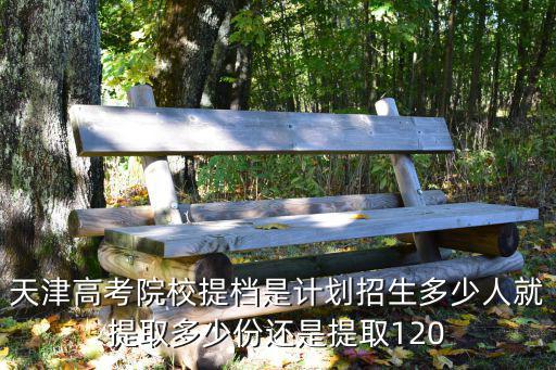 天津高考院校提檔是計劃招生多少人就提取多少份還是提取120