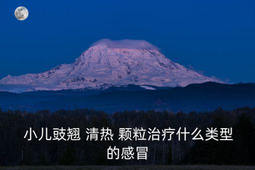  小兒豉翹 清熱 顆粒治療什么類型的感冒
