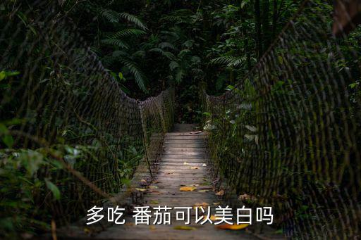 多吃 番茄可以美白嗎