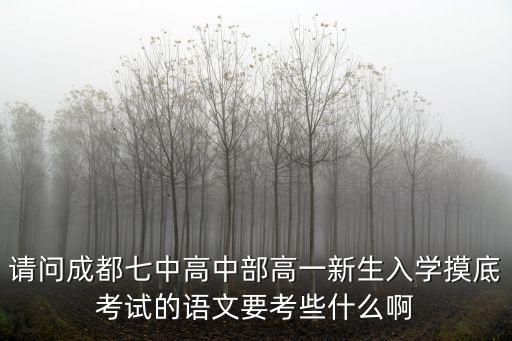 成都市2016級摸底考試語文試卷，2015到2016學年度七年級語文上期末測試卷人教版答案 1選擇下