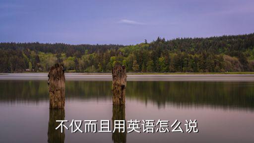 不僅而且用英語怎么說