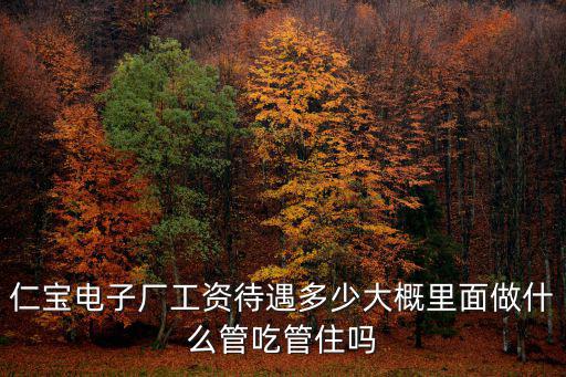 仁寶電子廠工資待遇多少大概里面做什么管吃管住嗎