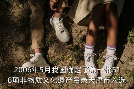 天津市級非遺名錄，2006年5月我國確定了第一批518項非物質文化遺產名錄天津市入選