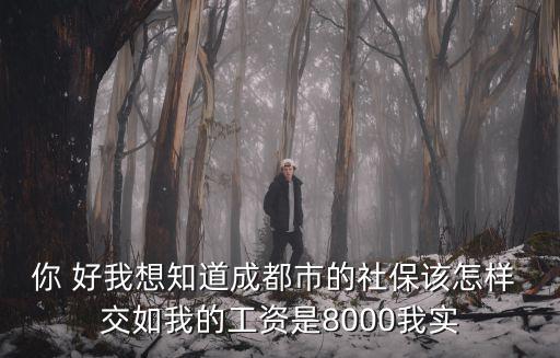 你 好我想知道成都市的社保該怎樣 交如我的工資是8000我實