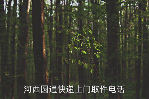 河西圓通快遞上門取件電話