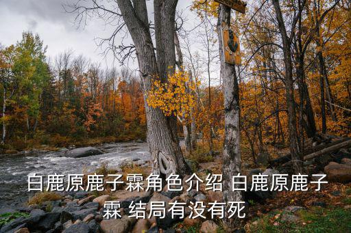 白鹿原人物結局,白鹿原最后一章:一路向西一路追到新疆