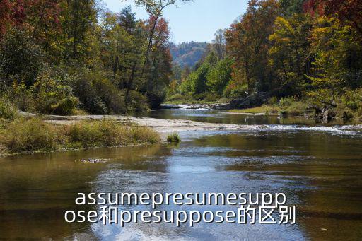 presuppose，Suppose 單詞是 什么意思