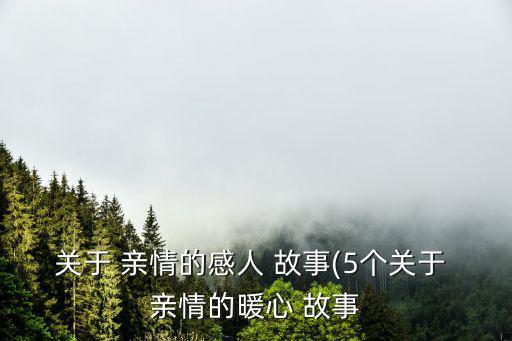 親情的故事,有你在我心中永遠都是陽光燦爛的