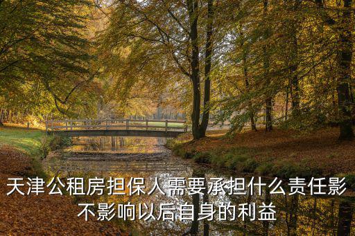 天津公租房擔(dān)保人需要承擔(dān)什么責(zé)任影不影響以后自身的利益