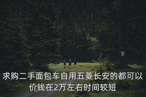 求購二手面包車自用五菱長安的都可以價錢在2萬左右時間較短