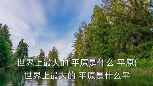  世界上最大的 平原是什么 平原( 世界上最大的 平原是什么平