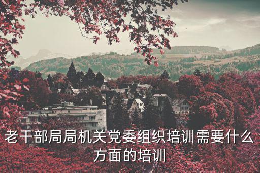 老干部局局機關黨委組織培訓需要什么方面的培訓