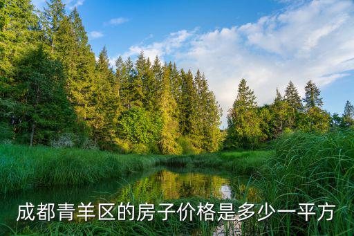 成都青羊區的房子價格是多少一平方