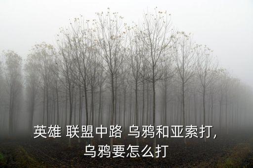 英雄聯盟烏鴉,烏鴉重做后成為熱門英雄甚至成為非禁必有英雄