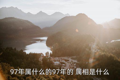 97年屬相,1997年是牛年還是鼠年?