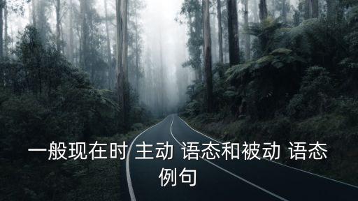 主動語態,英語:1語態和被動語態區別在于前者動作的執行者