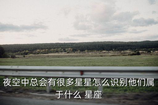夜空中總會(huì)有很多星星怎么識(shí)別他們屬于什么 星座