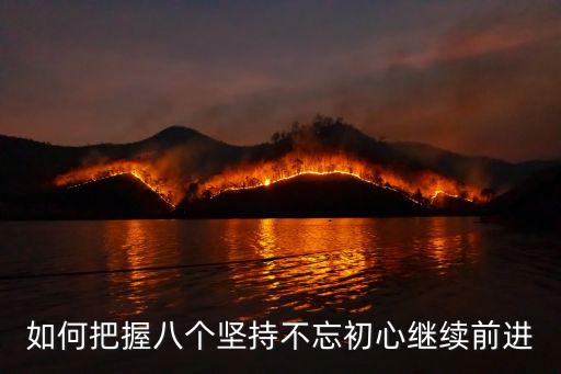 如何把握八個堅持不忘初心繼續前進