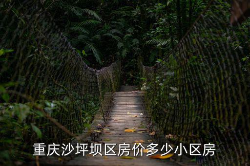 重慶沙坪壩區房價多少小區房