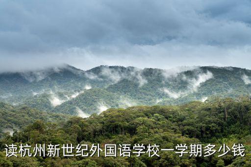 讀杭州新世紀(jì)外國語學(xué)校一學(xué)期多少錢