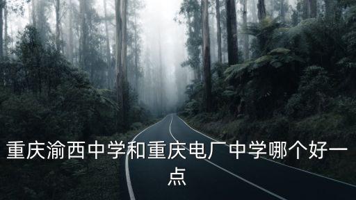 重慶渝西中學(xué)和重慶電廠中學(xué)哪個(gè)好一點(diǎn)