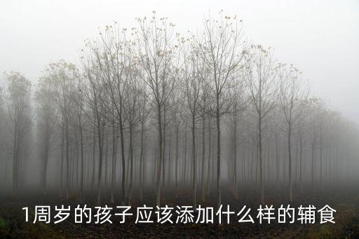 一歲寶寶輔食，1周歲的孩子應該添加什么樣的輔食