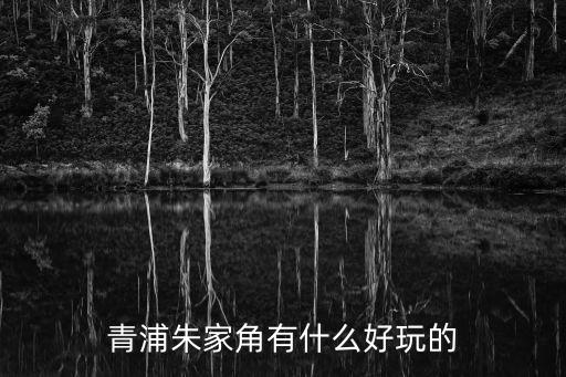 青浦朱家角有什么好玩的