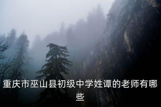 重慶市巫山縣初級(jí)中學(xué)姓譚的老師有哪些
