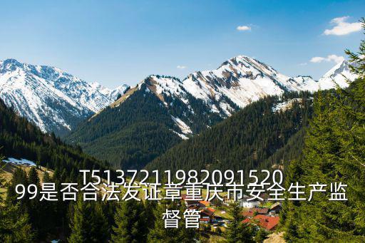 T513721198209152099是否合法發(fā)證章重慶市安全生產(chǎn)監(jiān)督管