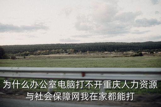 為什么辦公室電腦打不開重慶人力資源與社會保障網我在家都能打