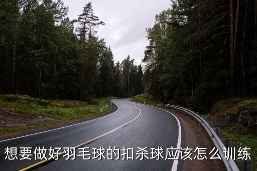 想要做好羽毛球的扣殺球應該怎么訓練