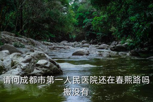 請問成都市第一人民醫院還在春熙路嗎搬沒有
