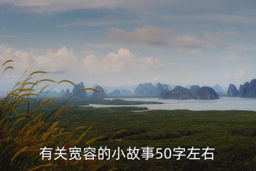 有關寬容的小故事50字左右