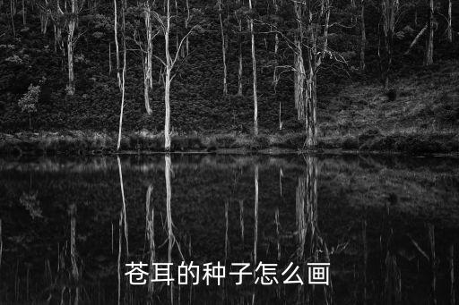 蒼耳的種子怎么畫
