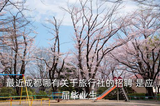 最近成都哪有關于旅行社的招聘 是應屆畢業生