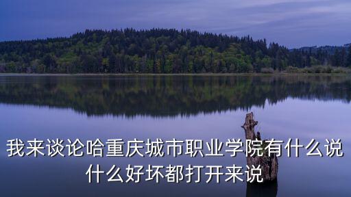 我來談論哈重慶城市職業學院有什么說什么好壞都打開來說