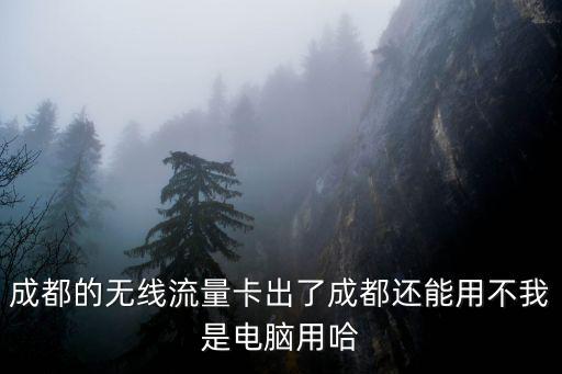 成都的無線流量卡出了成都還能用不我是電腦用哈