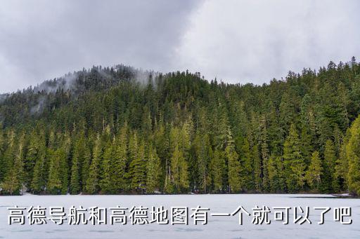 高德導航和高德地圖有一個就可以了吧